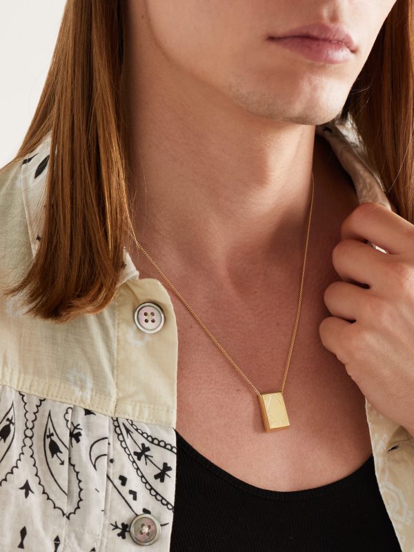 Prayer Box Gold Chain Necklace - FR Prayer Box Gold Chain Necklace - FR