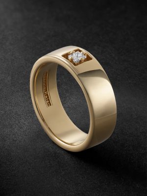 18-Karat Gold Diamond Ring