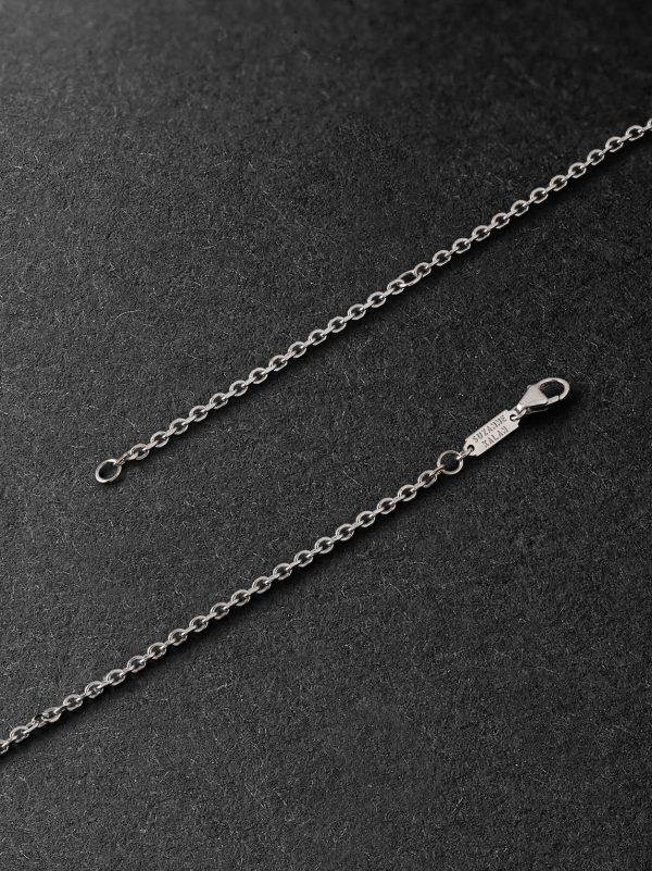 18-Karat White Gold Diamond Pendant Necklace - BK 18-Karat White Gold Diamond Pendant Necklace - BK