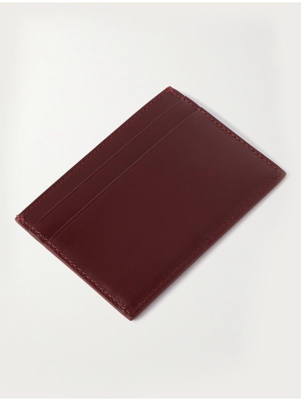 Logo-Debossed Leather Cardholder - BK Logo-Debossed Leather Cardholder - BK
