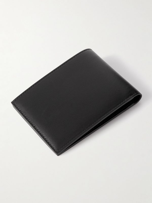Logo-Debossed Leather Billfold Wallet - BK Logo-Debossed Leather Billfold Wallet - BK