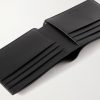 Logo-Debossed Leather Billfold Wallet - E1 Logo-Debossed Leather Billfold Wallet - E1