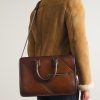 Un Jour Mini Scritto Leather Briefcase - OU Un Jour Mini Scritto Leather Briefcase - OU