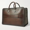 Overnight Scritto Venezia Softy Leather Weekend Bag - BK