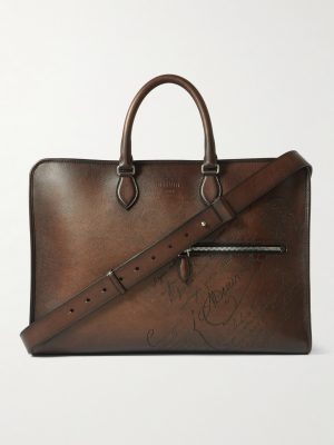 Overnight Scritto Venezia Softy Leather Weekend Bag