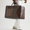 Overnight Scritto Venezia Softy Leather Weekend Bag - OU