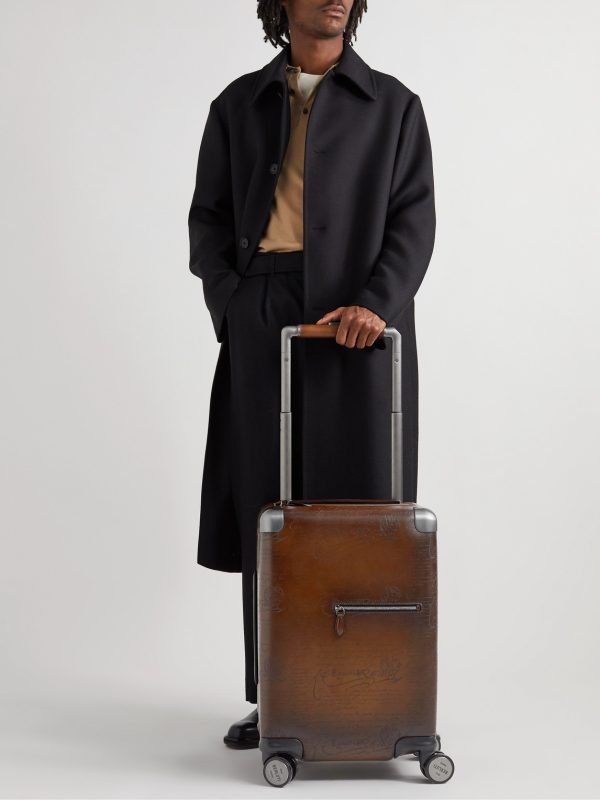 Formula 1005 Scritto Venezia Leather Suitcase - OU Formula 1005 Scritto Venezia Leather Suitcase - OU