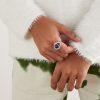 Eye Large White Gold Lapis Lazuli and Diamond Ring - FR