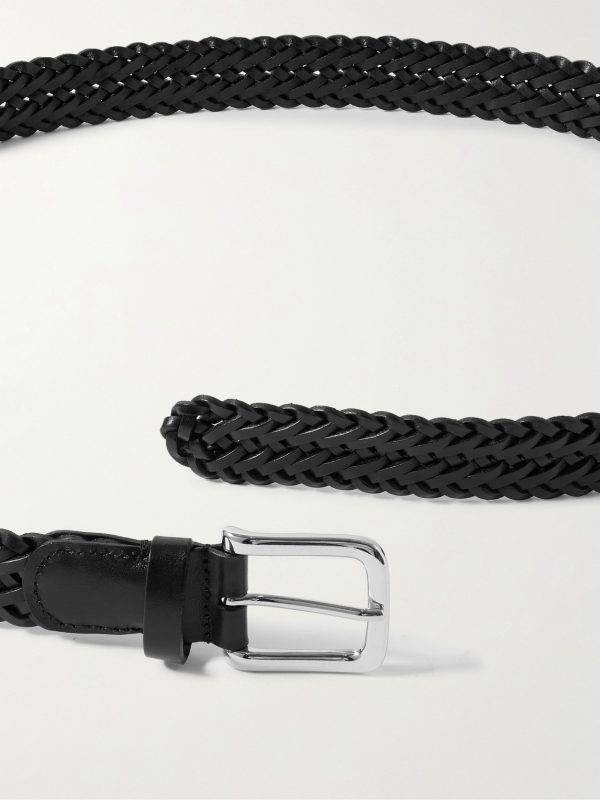 3cm Woven Leather Belt - E1 3cm Woven Leather Belt - E1
