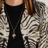 Gold Diamond Pendant Necklace - FR Gold Diamond Pendant Necklace - FR
