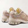 2002R Leather-Trimmed Suede and Mesh Sneakers - BK 2002R Leather-Trimmed Suede and Mesh Sneakers - BK