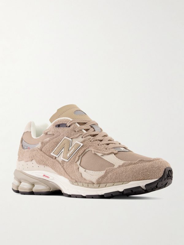 2002R Leather-Trimmed Suede and Mesh Sneakers - CU 2002R Leather-Trimmed Suede and Mesh Sneakers - CU