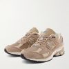 2002R Leather-Trimmed Suede and Mesh Sneakers - FR 2002R Leather-Trimmed Suede and Mesh Sneakers - FR