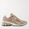 2002R Leather-Trimmed Suede and Mesh Sneakers 2002R Leather-Trimmed Suede and Mesh Sneakers