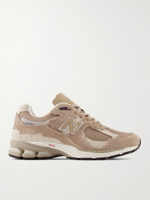 2002R Leather-Trimmed Suede and Mesh Sneakers 2002R Leather-Trimmed Suede and Mesh Sneakers