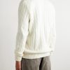 Cable-Knit Cashmere Sweater - BK Cable-Knit Cashmere Sweater - BK