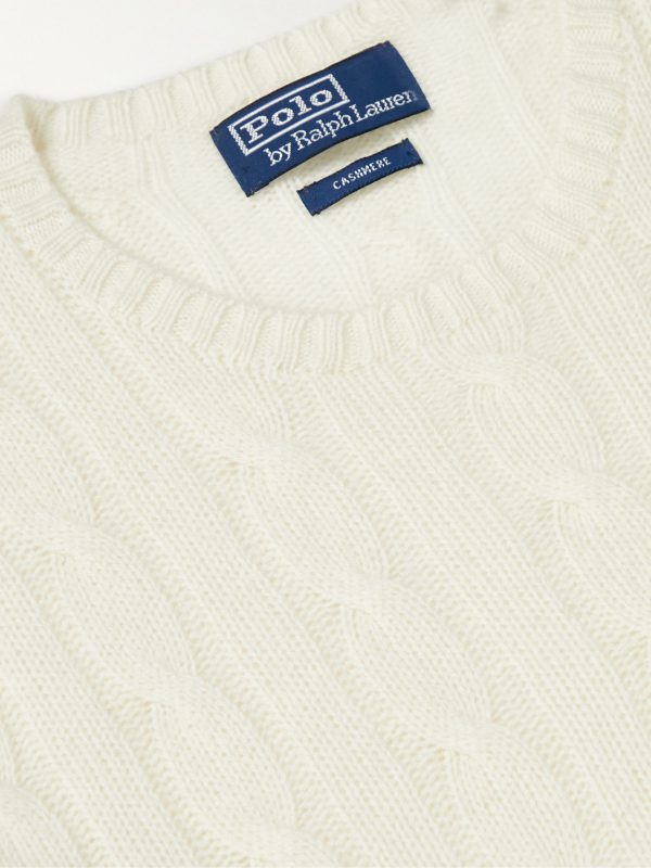 Cable-Knit Cashmere Sweater - CU Cable-Knit Cashmere Sweater - CU