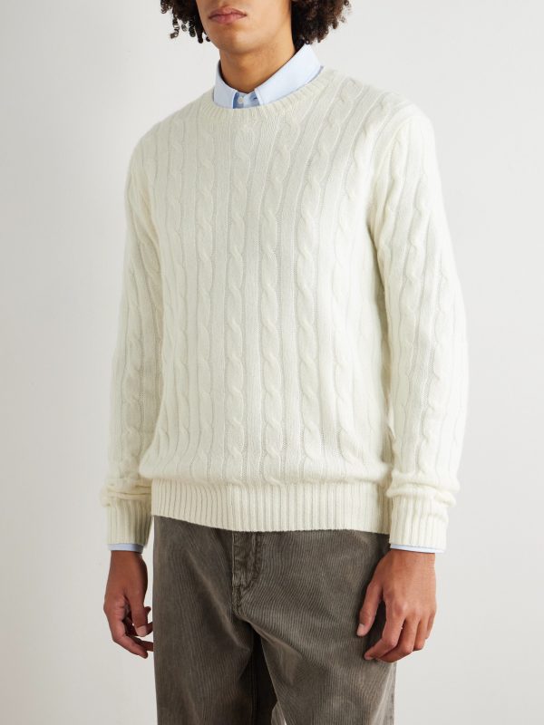 Cable-Knit Cashmere Sweater - FR Cable-Knit Cashmere Sweater - FR