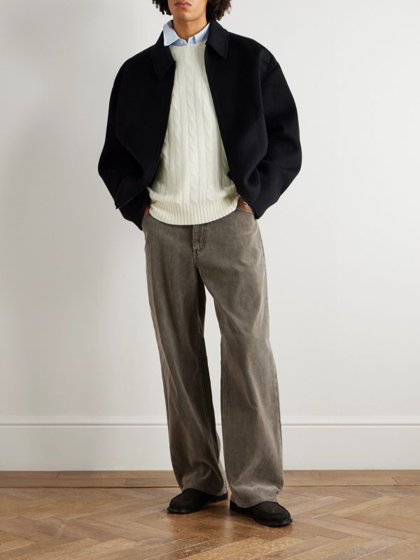 Cable-Knit Cashmere Sweater - OU Cable-Knit Cashmere Sweater - OU