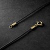 Oblong 18-Karat Gold, Leather and Lapis Lazuli Pendant Necklace - BK Oblong 18-Karat Gold, Leather and Lapis Lazuli Pendant Necklace - BK