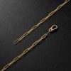 Long Link Gold Chain Necklace - BK Long Link Gold Chain Necklace - BK