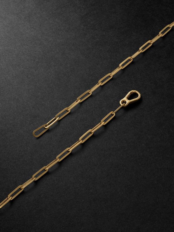Long Link Gold Chain Necklace - BK Long Link Gold Chain Necklace - BK