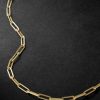 Long Link Gold Chain Necklace - CU Long Link Gold Chain Necklace - CU