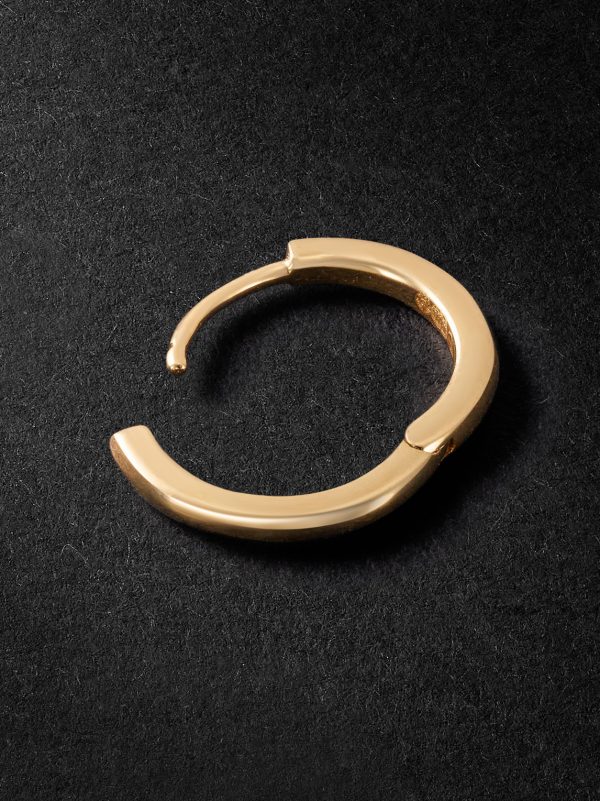 Gold Hoop Earrings - BK Gold Hoop Earrings - BK