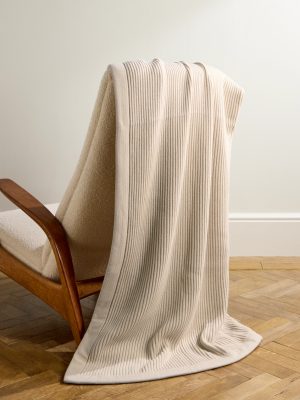 Ribbed Cashmere Blanket Ribbed Cashmere Blanket