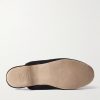 Douglas Leather-Trimmed Shearling-Lined Suede Slippers - E2 Douglas Leather-Trimmed Shearling-Lined Suede Slippers - E2