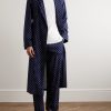 Douglas Leather-Trimmed Shearling-Lined Suede Slippers - OU Douglas Leather-Trimmed Shearling-Lined Suede Slippers - OU