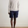 Straight-Leg Linen Drawstring Cargo Shorts - OU Straight-Leg Linen Drawstring Cargo Shorts - OU