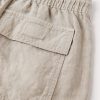 Straight-Leg Linen Drawstring Cargo Shorts - CU Straight-Leg Linen Drawstring Cargo Shorts - CU