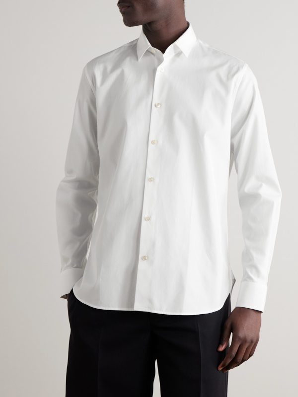 Slim-Fit Cotton-Poplin Shirt - FR Slim-Fit Cotton-Poplin Shirt - FR