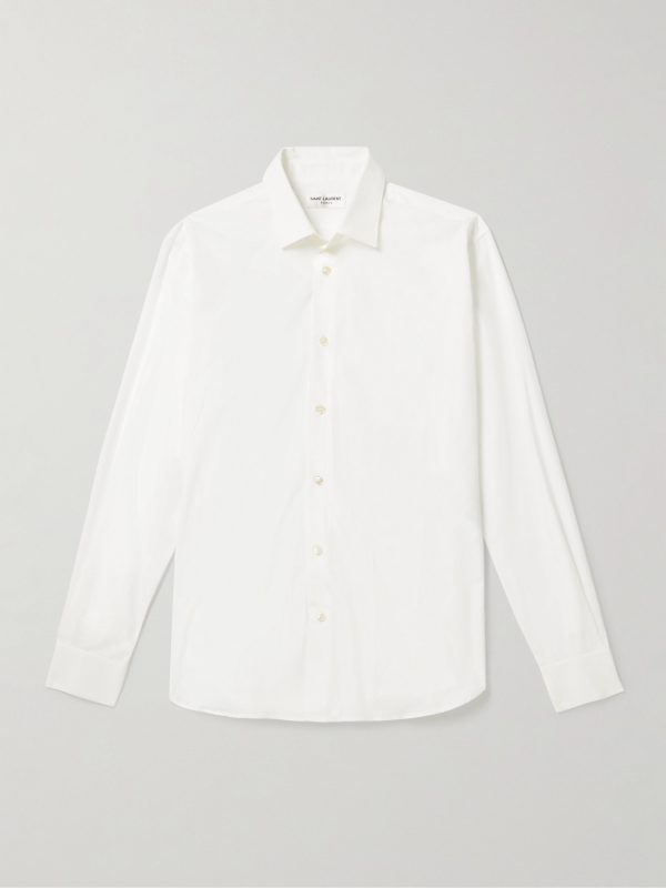 Slim-Fit Cotton-Poplin Shirt Slim-Fit Cotton-Poplin Shirt