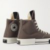 + Converse + DRKSHDW TURBODRK Chuck 70 Canvas High-Top Sneakers - BK