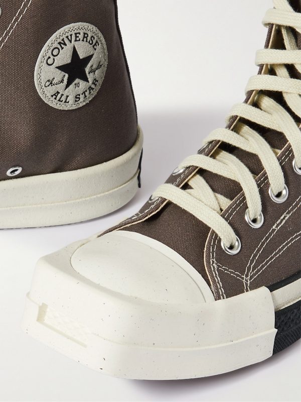 + Converse + DRKSHDW TURBODRK Chuck 70 Canvas High-Top Sneakers - CU