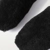 Leather-Trimmed Shearling Slippers - CU Leather-Trimmed Shearling Slippers - CU