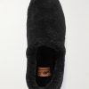 Leather-Trimmed Shearling Slippers - E3 Leather-Trimmed Shearling Slippers - E3