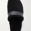 Leather-Trimmed Shearling Slippers - E3 Leather-Trimmed Shearling Slippers - E3