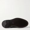 Grosgrain-Trimmed Patent-Leather Derby Shoes - E2 Grosgrain-Trimmed Patent-Leather Derby Shoes - E2