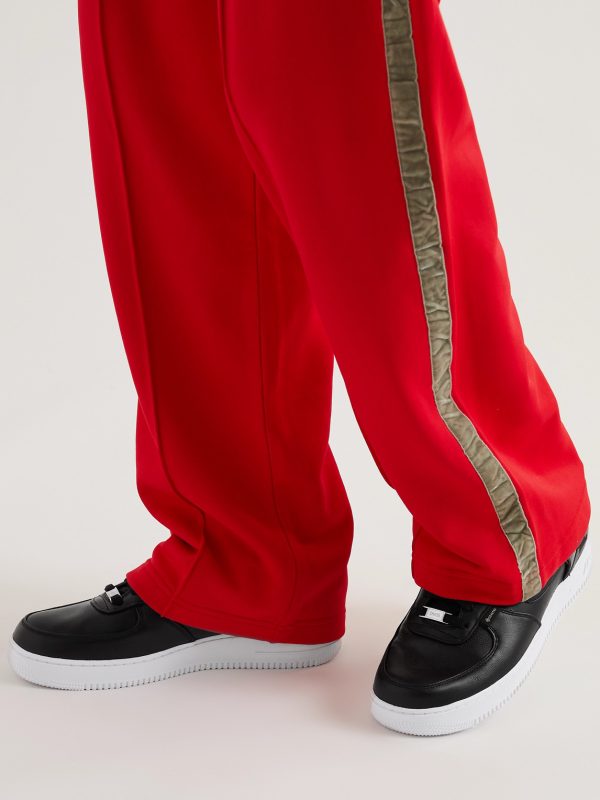 + Undercover Air Force 1 Rubber-Trimmed Leather Sneakers - E1 + Undercover Air Force 1 Rubber-Trimmed Leather Sneakers - E1