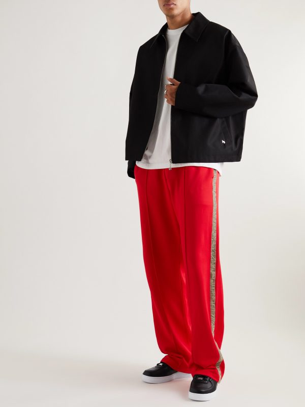 + Undercover Air Force 1 Rubber-Trimmed Leather Sneakers - OU + Undercover Air Force 1 Rubber-Trimmed Leather Sneakers - OU