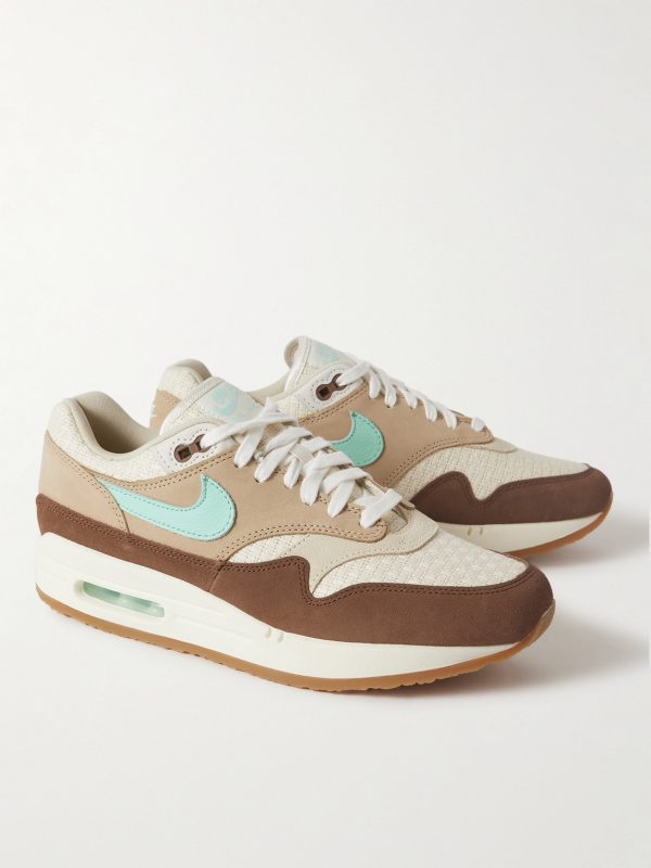 Air Max 1 Suede, Leather and Hemp Sneakers - FR Air Max 1 Suede, Leather and Hemp Sneakers - FR