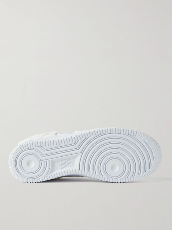 + Undercover Air Force 1 Rubber-Trimmed Leather Sneakers - E2 + Undercover Air Force 1 Rubber-Trimmed Leather Sneakers - E2