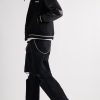 + Undercover Air Force 1 Rubber-Trimmed Leather Sneakers - OU + Undercover Air Force 1 Rubber-Trimmed Leather Sneakers - OU