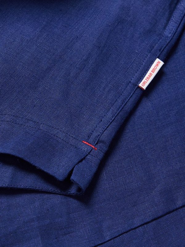 Giles Slim-Fit Linen Shirt - E1 Giles Slim-Fit Linen Shirt - E1