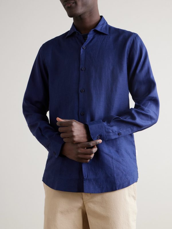 Giles Slim-Fit Linen Shirt - FR Giles Slim-Fit Linen Shirt - FR
