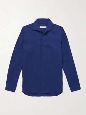 Giles Slim-Fit Linen Shirt Giles Slim-Fit Linen Shirt