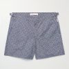 Bulldog Straight-Leg Mid-Length Printed Swim Shorts Bulldog Straight-Leg Mid-Length Printed Swim Shorts